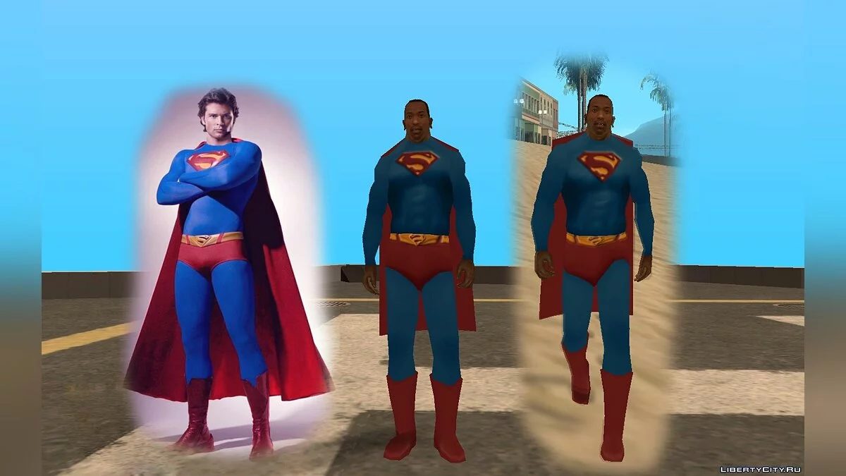 SuperMan clothes (Smallville) / GTA San Andreas