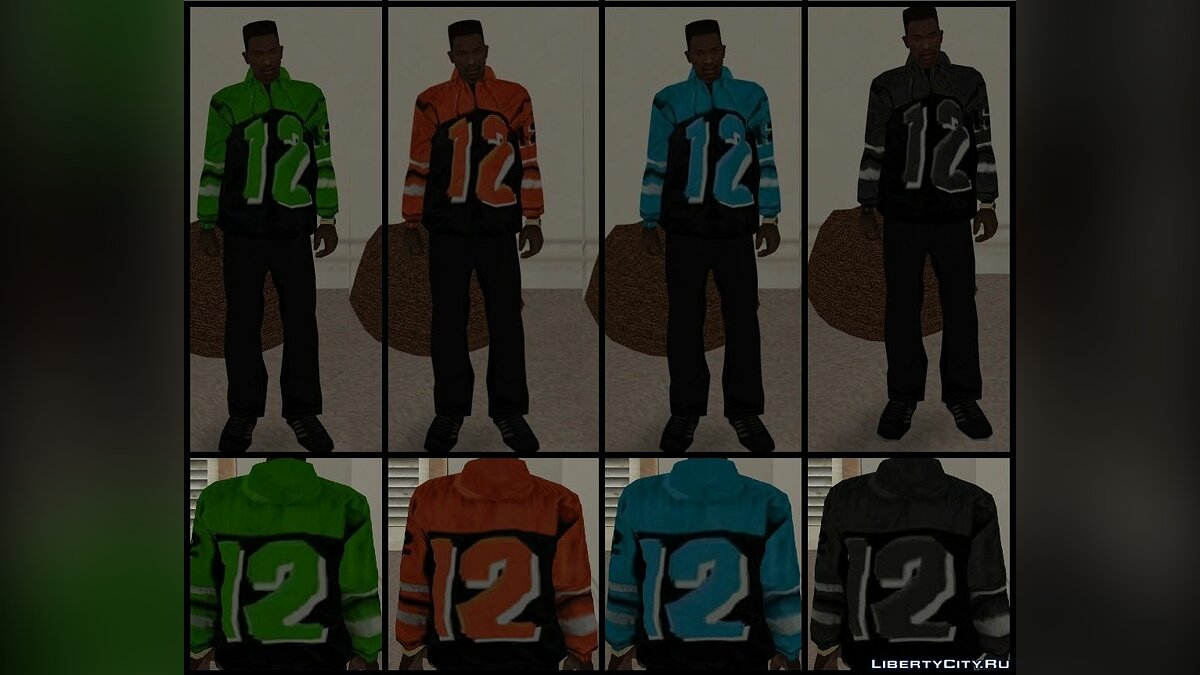 Download Colored bmyst sweatshirts for GTA San Andreas