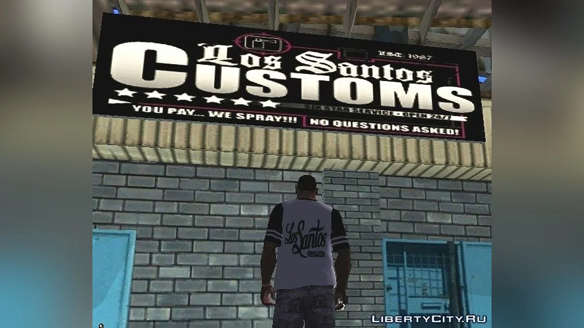Camiseta de Los Santos Customs / GTA San Andreas