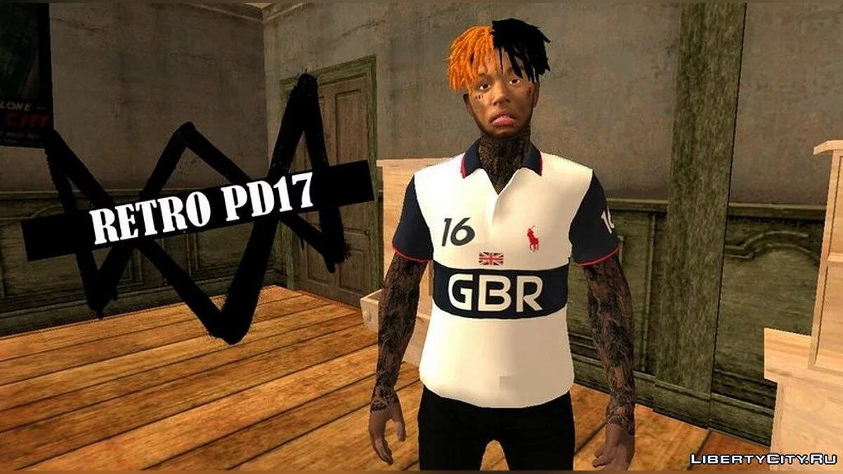 Футболка Lacoste для Lil Glock / GTA San Andreas