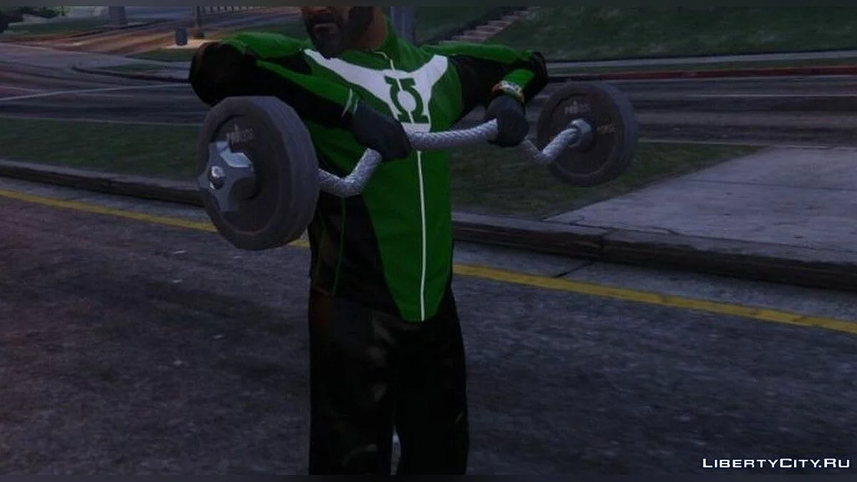 Fantasia de Lanterna Verde para Franklin / GTA San Andreas