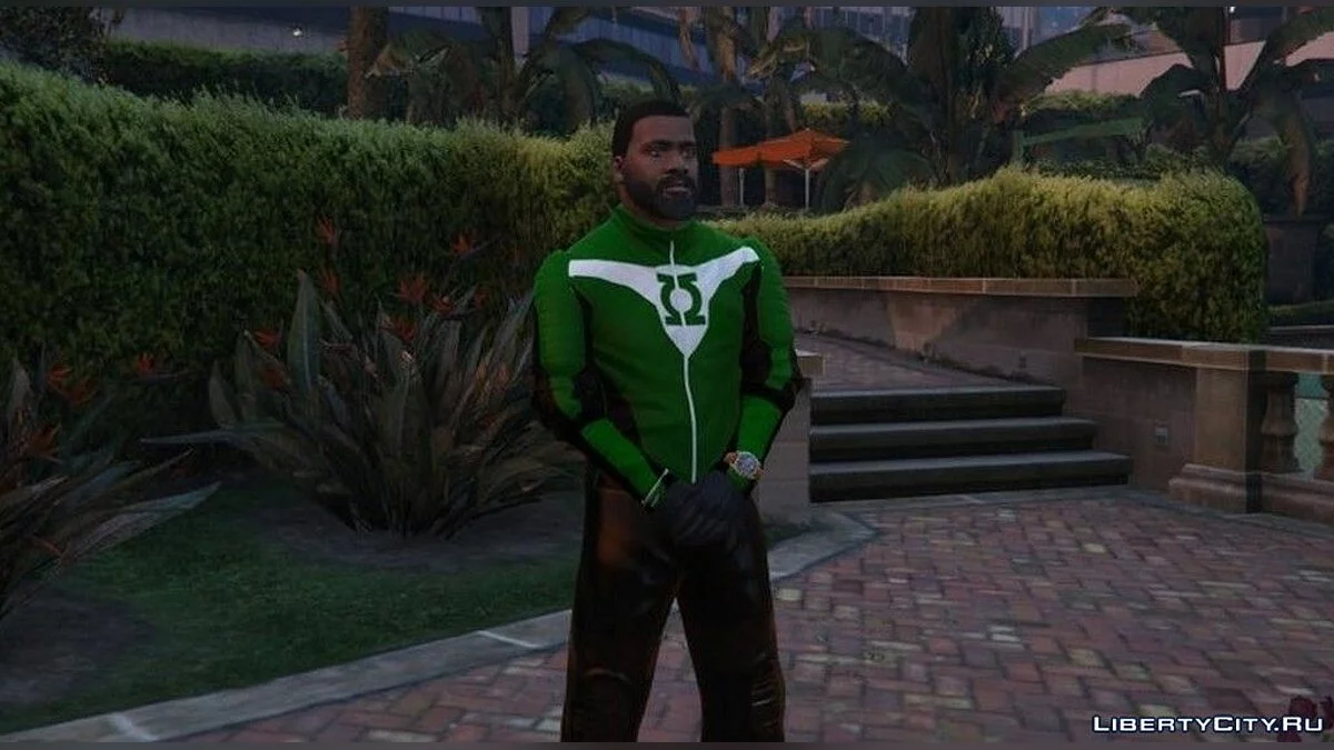 Fantasia de Lanterna Verde para Franklin / GTA San Andreas
