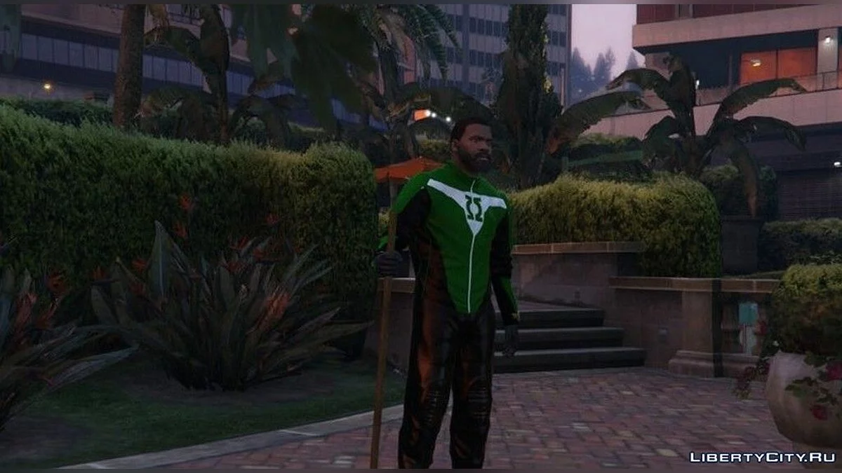 Fantasia de Lanterna Verde para Franklin / GTA San Andreas