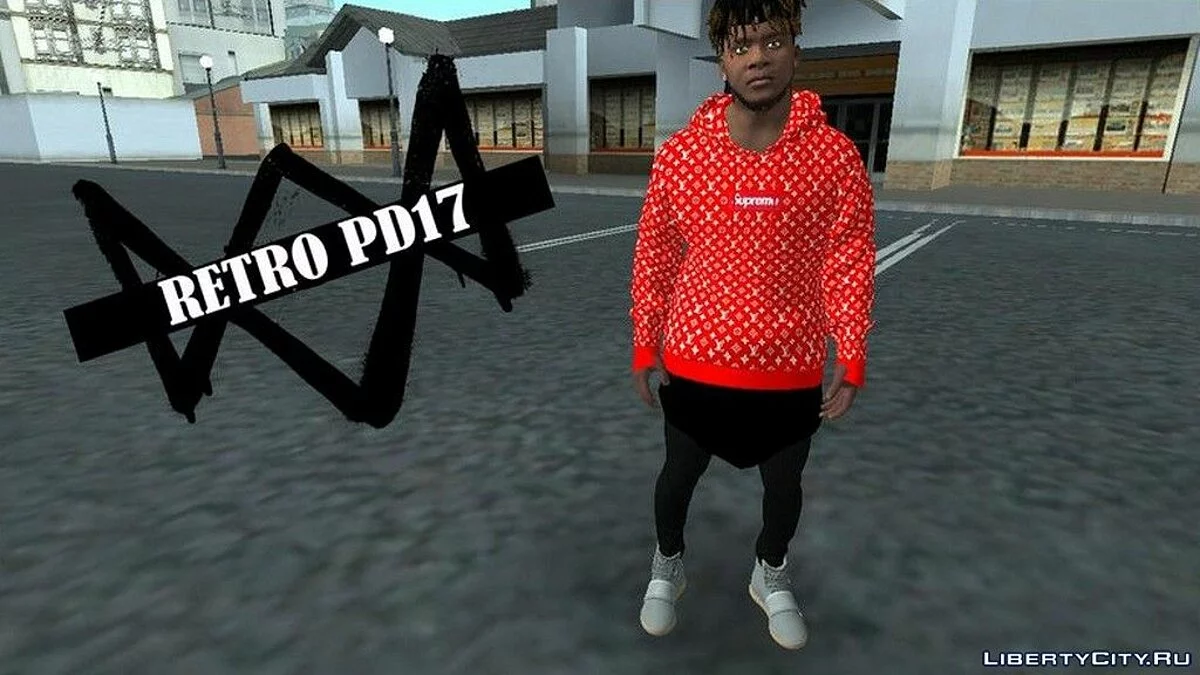 Stylish Sweater from Supreme for Franklin / GTA San Andreas