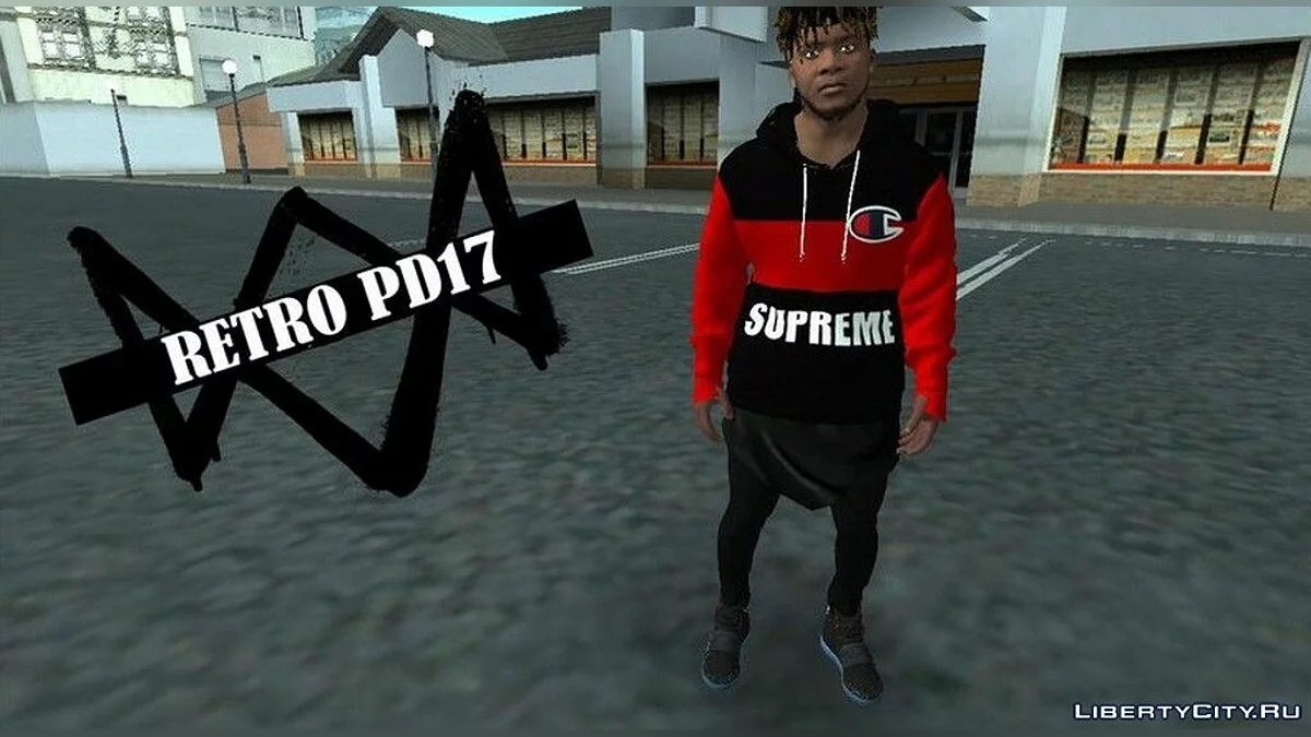 Stylish Sweater from Supreme for Franklin / GTA San Andreas