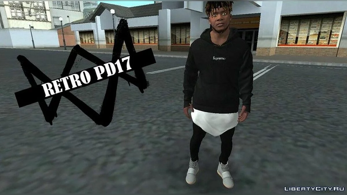 Stylish Sweater from Supreme for Franklin / GTA San Andreas