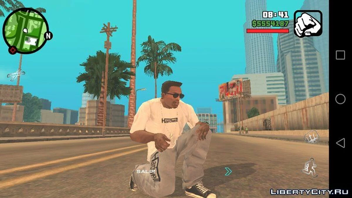 Штаны и футболка DJ Hardwell / GTA San Andreas
