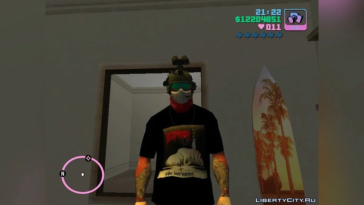 Coleção de camisetas de metal / GTA San Andreas