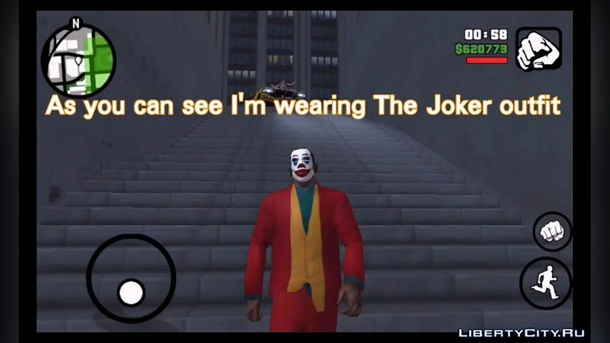 Traje del Joker / GTA San Andreas