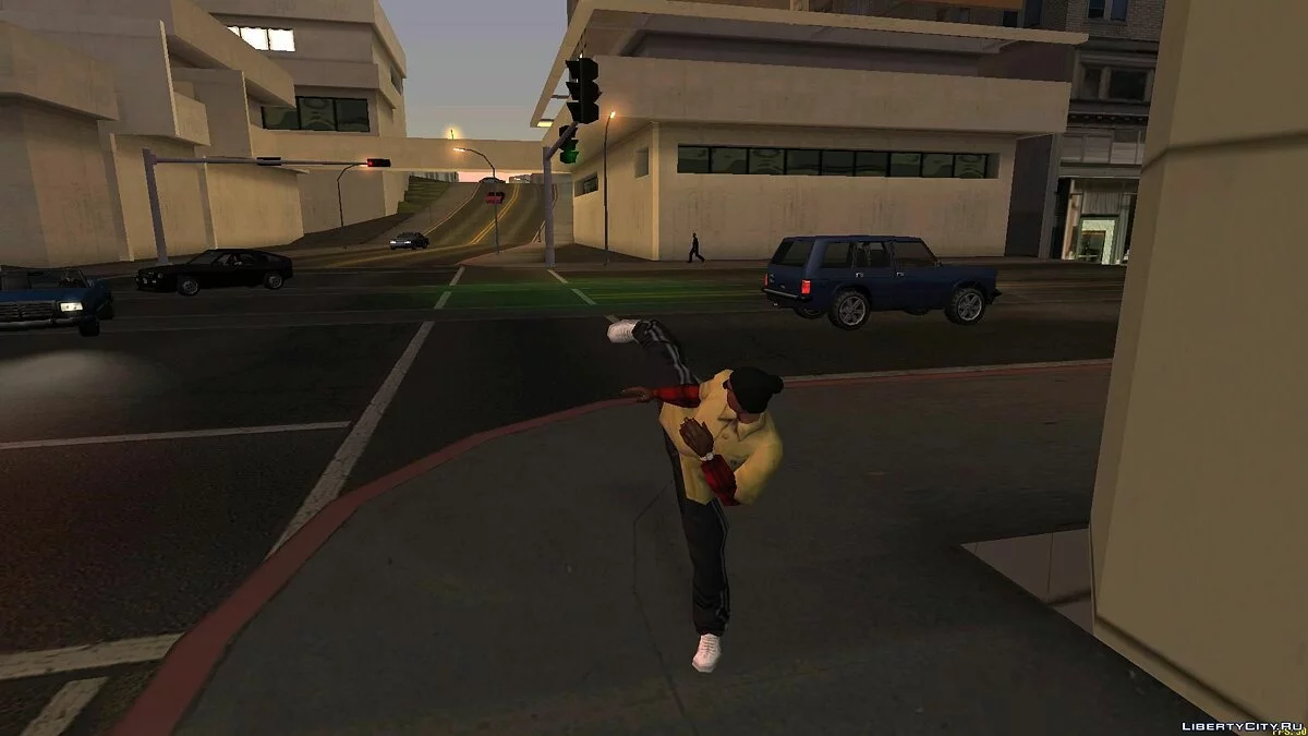 Camisa Amarela com Mangas Vermelhas / GTA San Andreas