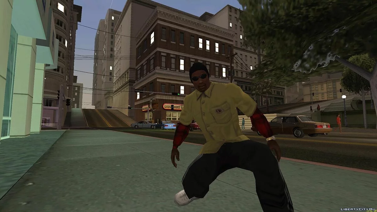 Camisa Amarela com Mangas Vermelhas / GTA San Andreas