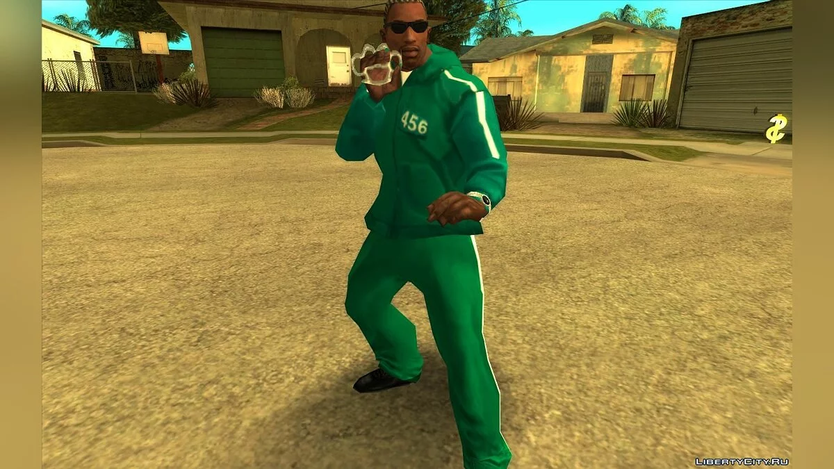 Костюм із серіалу "Гра в кальмара" / GTA San Andreas