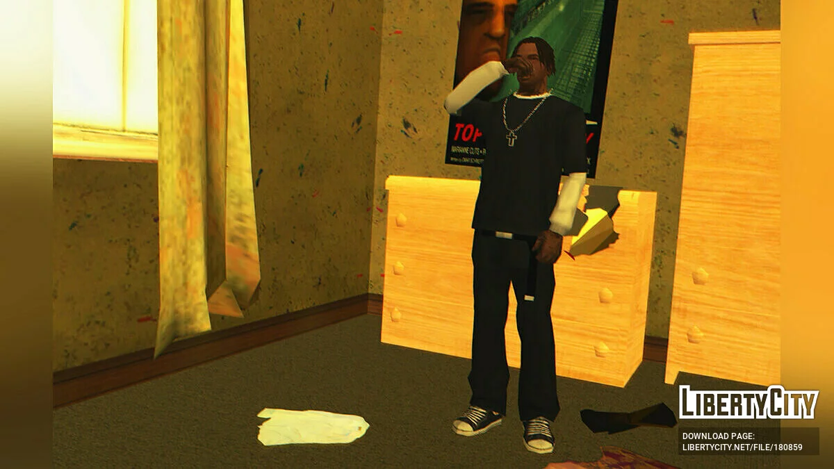 Double Layer Long Sleeve T-Shirt / GTA San Andreas