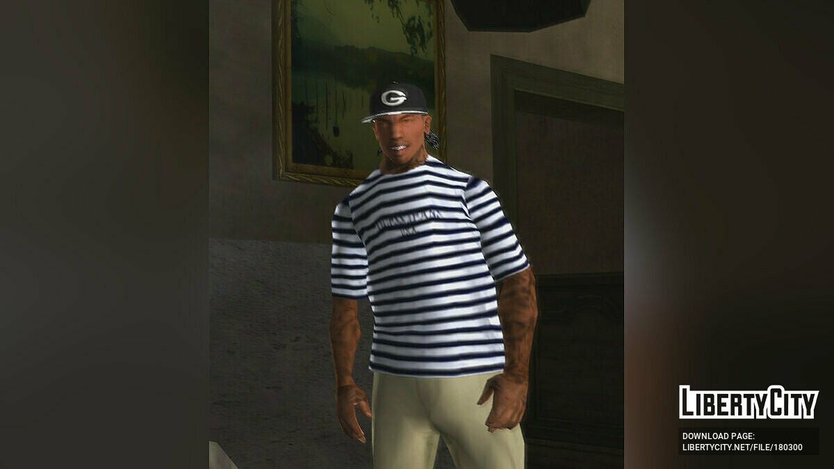 GTA San Andreas Roblox Man Face T-Shirt Mod 