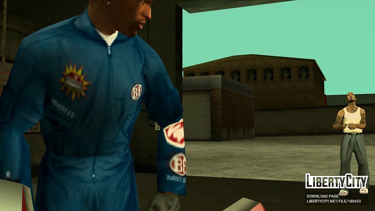Комбінезон Johnson's Garage для CJ / GTA San Andreas