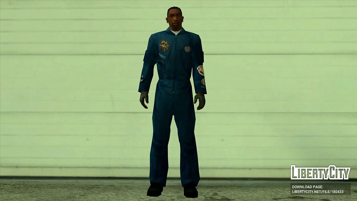 Комбінезон Johnson's Garage для CJ / GTA San Andreas