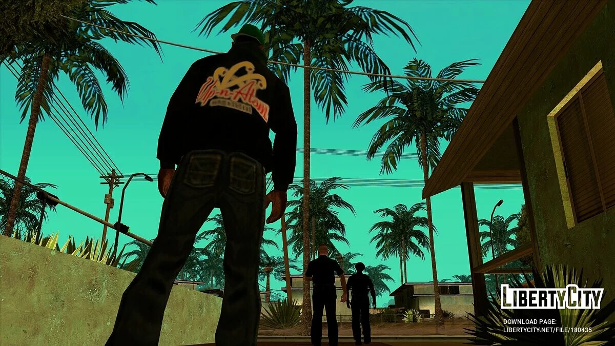 Худі Up-N-Atom для CJ / GTA San Andreas