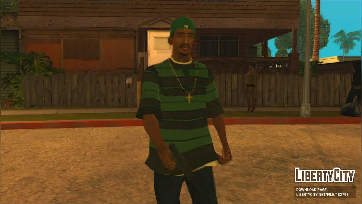 Мішкувата футболка/Сорочка поло / GTA San Andreas