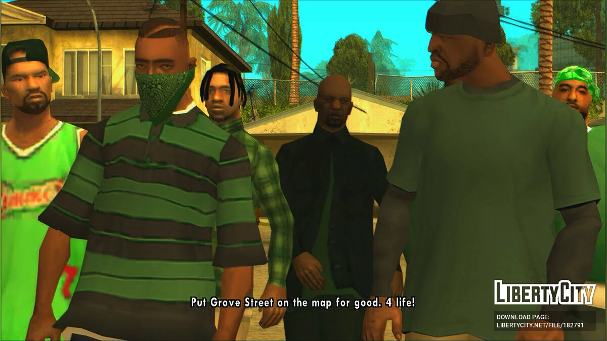 Мішкувата футболка/Сорочка поло / GTA San Andreas