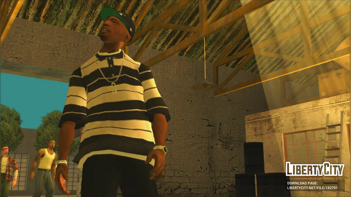 Мішкувата футболка/Сорочка поло / GTA San Andreas