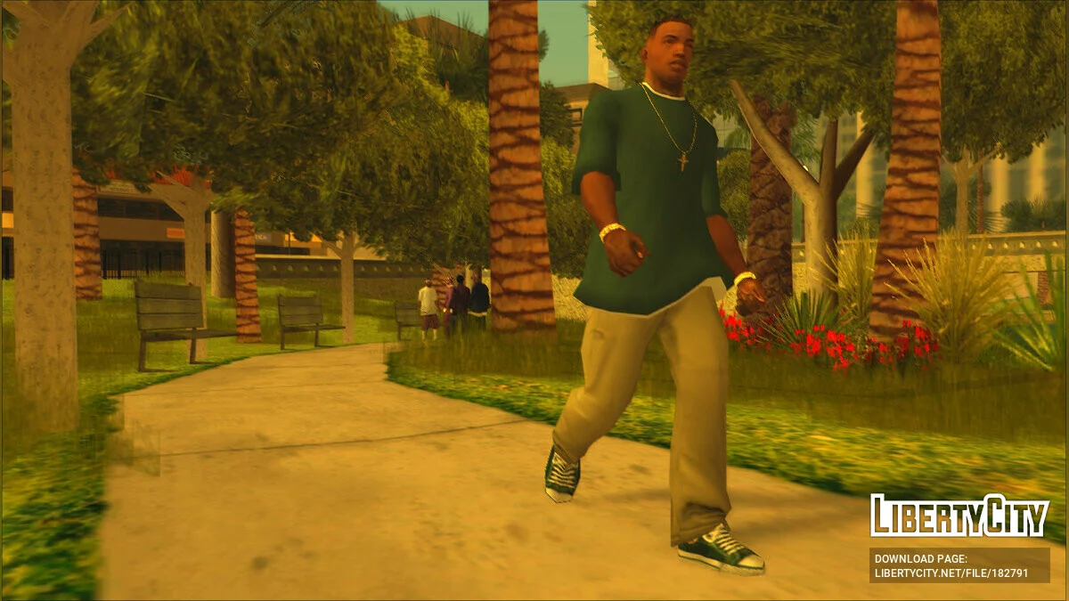 Мішкувата футболка/Сорочка поло / GTA San Andreas