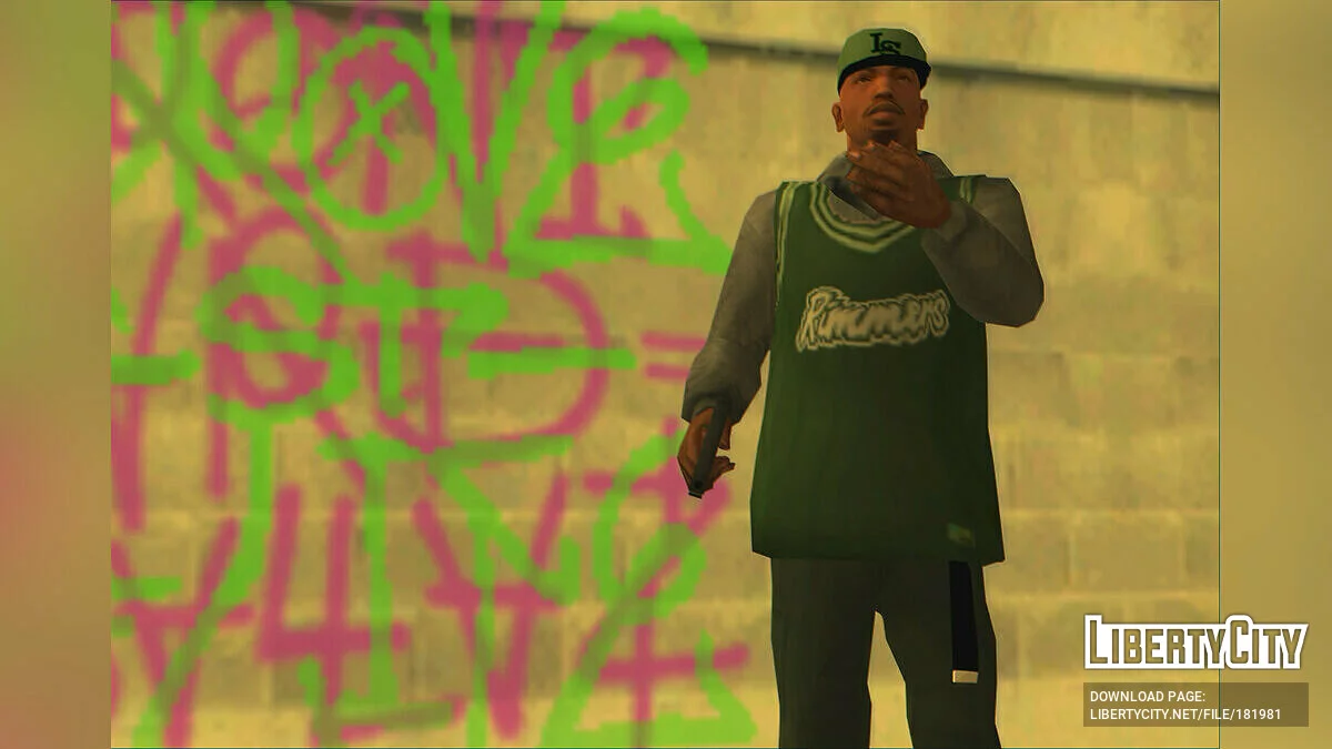 Hoodie with Basketball Jersey / GTA San Andreas