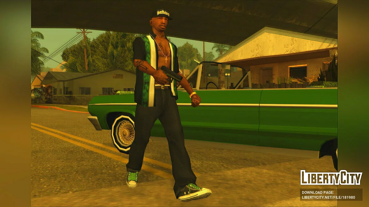 Unbuttoned Kurzarmhemd / GTA San Andreas