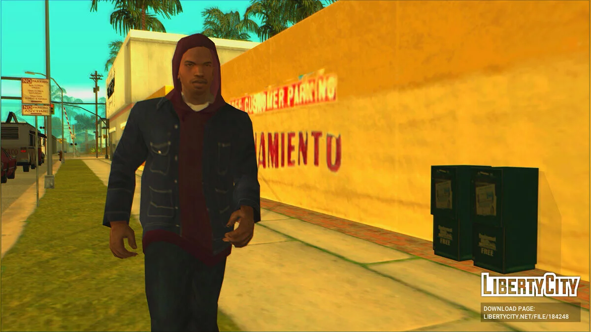 Джинсова куртка з капюшоном / GTA San Andreas