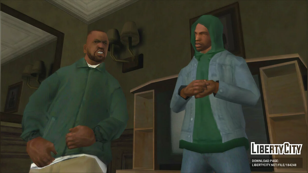 Джинсова куртка з капюшоном / GTA San Andreas