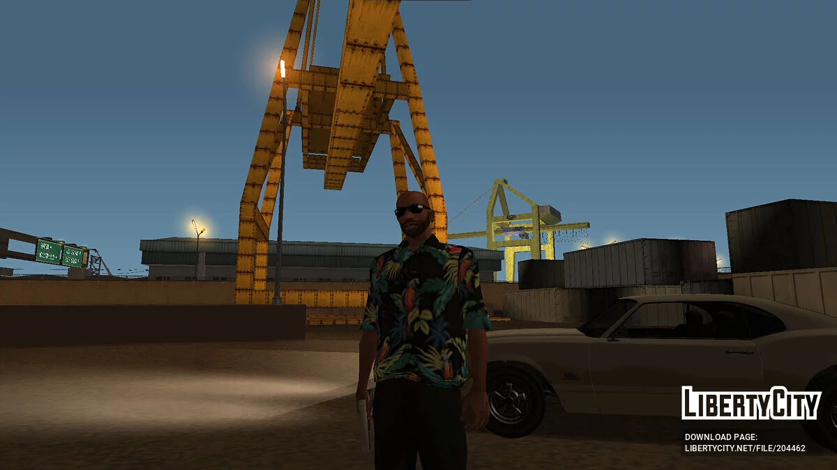 Oversized Max Payne Shirt for CJ / GTA San Andreas