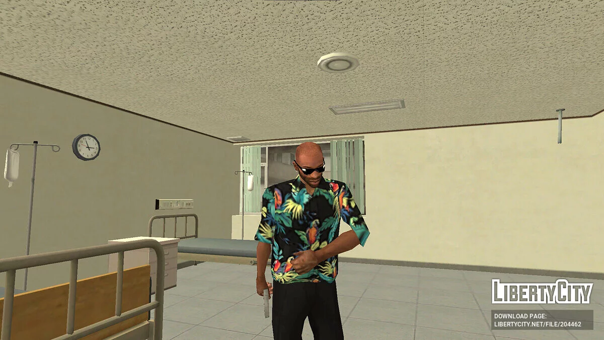 Oversized Max Payne Shirt for CJ / GTA San Andreas