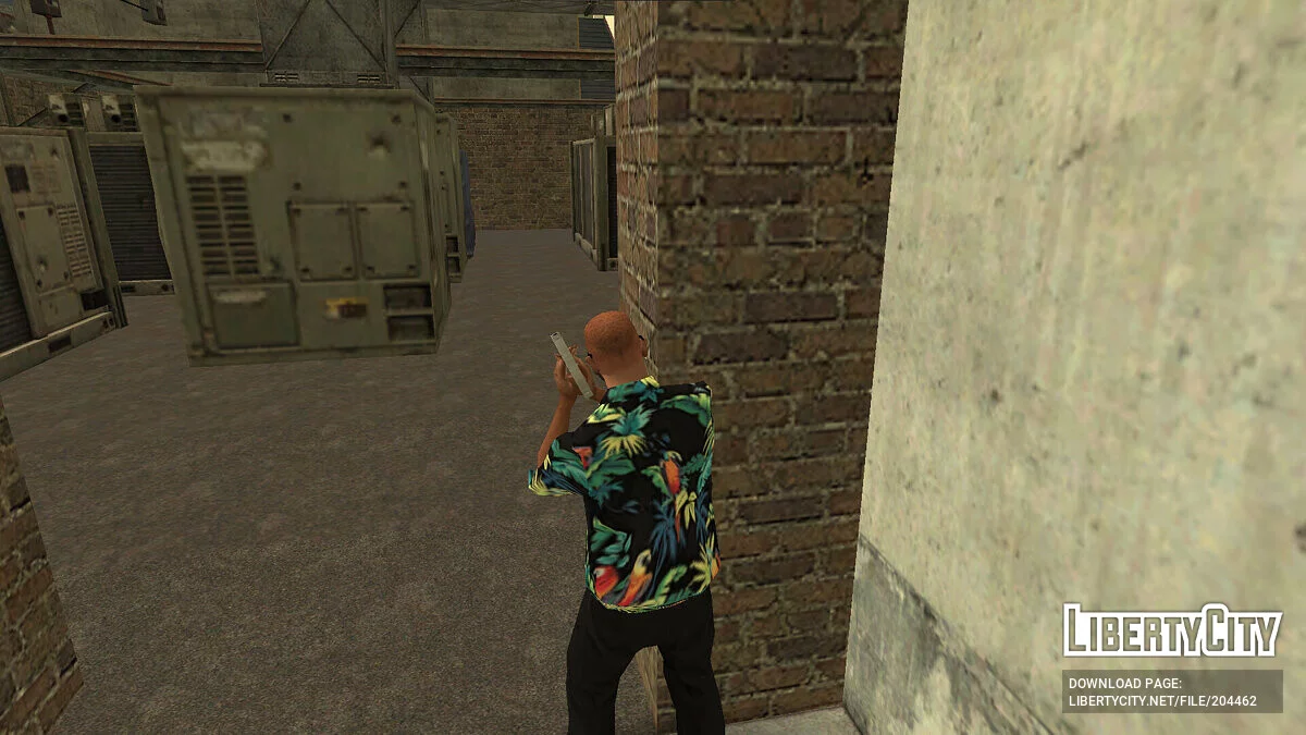 Oversized Max Payne Shirt for CJ / GTA San Andreas