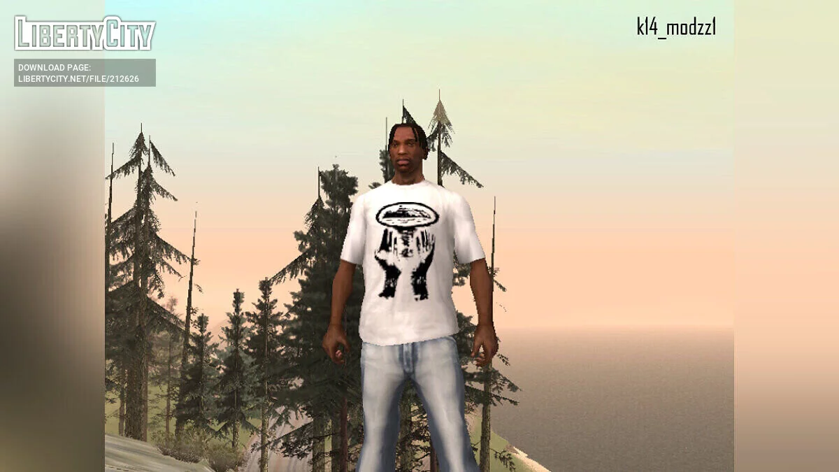 Corteiz Shirts pour CJ / GTA San Andreas