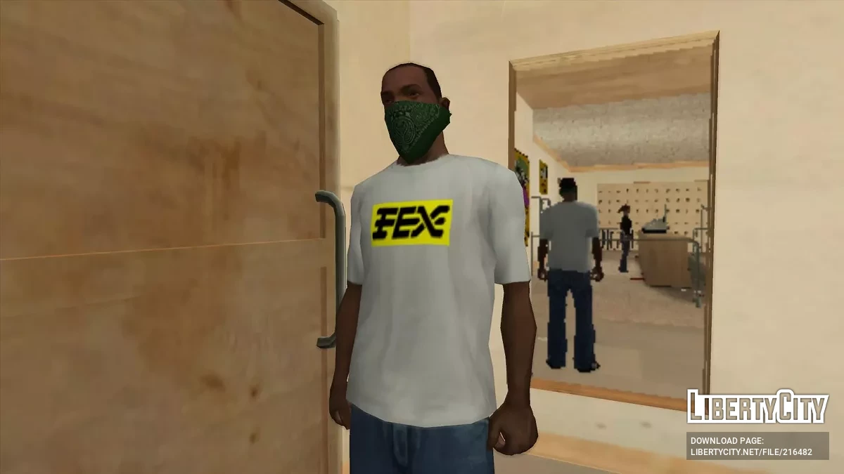 تي شيرت - مجموعة FEX Merch / جي تي إيه سان أندرياس