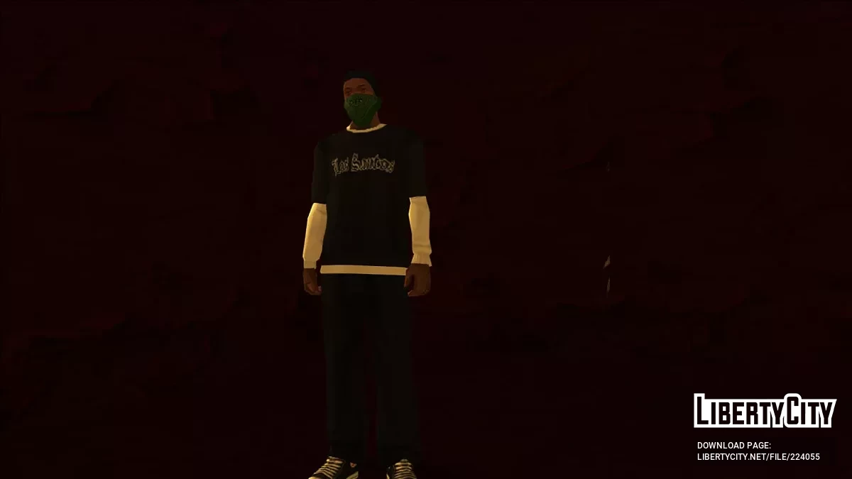 Ретекстур двошарової футболки з довгими рукавами / GTA San Andreas