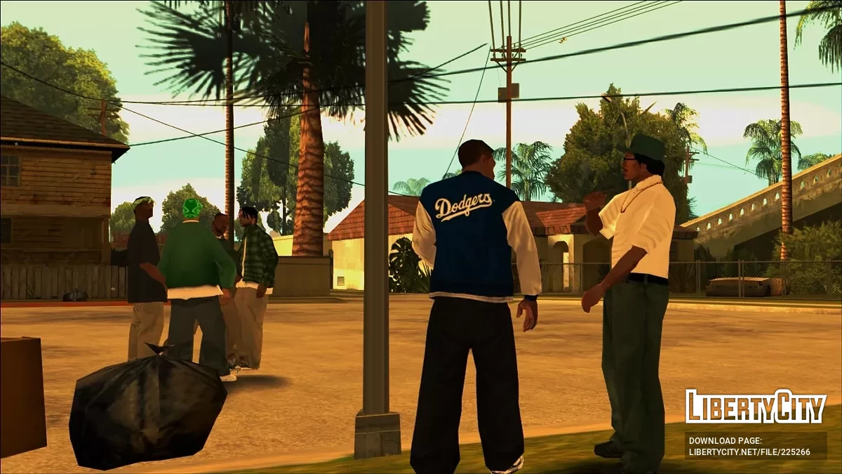 Куртка Dodgers / GTA San Andreas