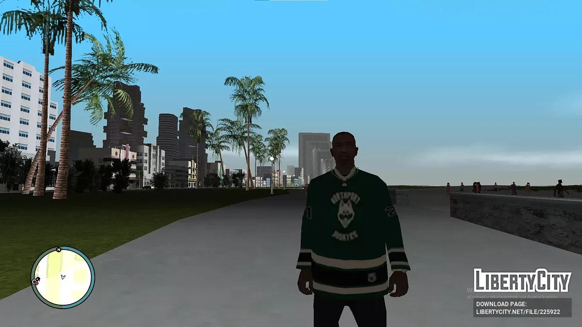 Kurgusal Northport Huskies Forması CJ İçin / GTA San Andreas