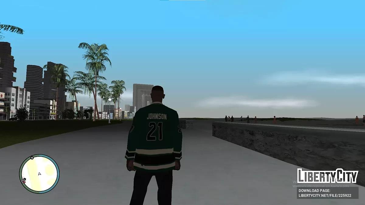 Kurgusal Northport Huskies Forması CJ İçin / GTA San Andreas