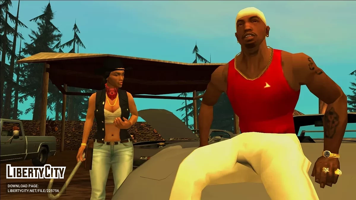 New Red Vest / GTA San Andreas