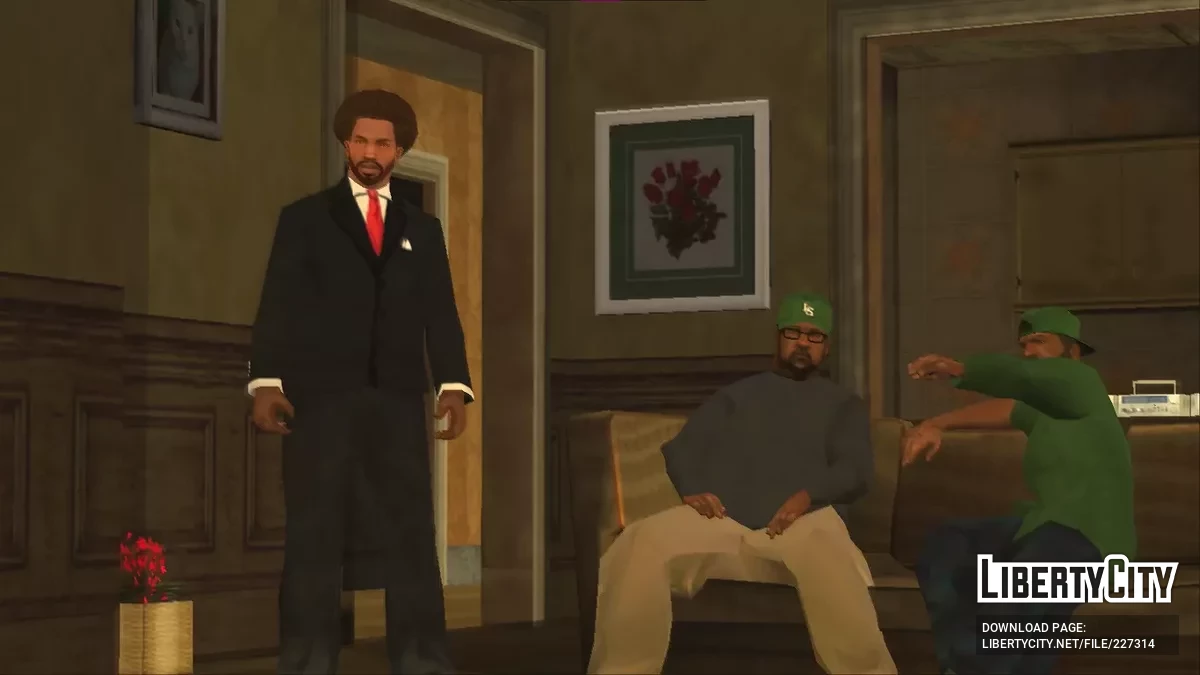 Kollektion neuer Anzüge mit Krawatte für CJ / GTA San Andreas