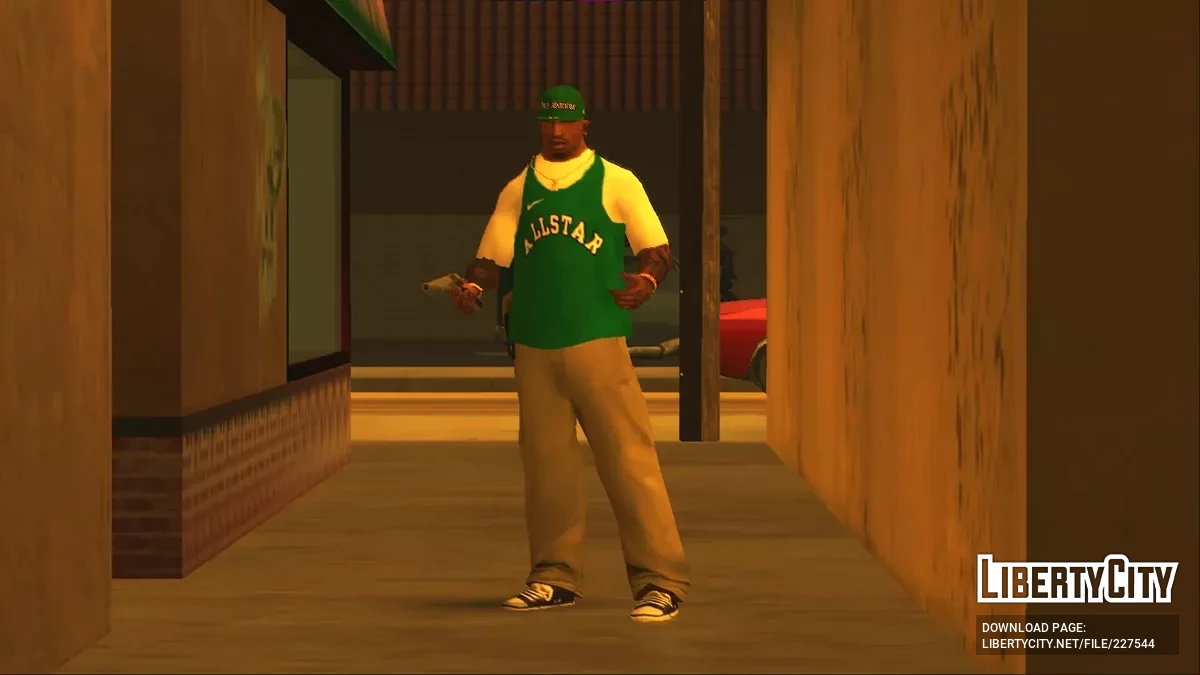 Pacote de Camisetas de Basquete com Camiseta para CJ / GTA San Andreas