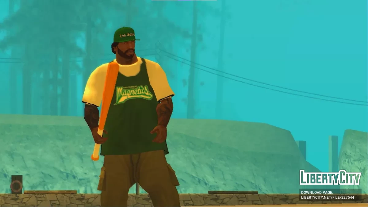 Pacote de Camisetas de Basquete com Camiseta para CJ / GTA San Andreas