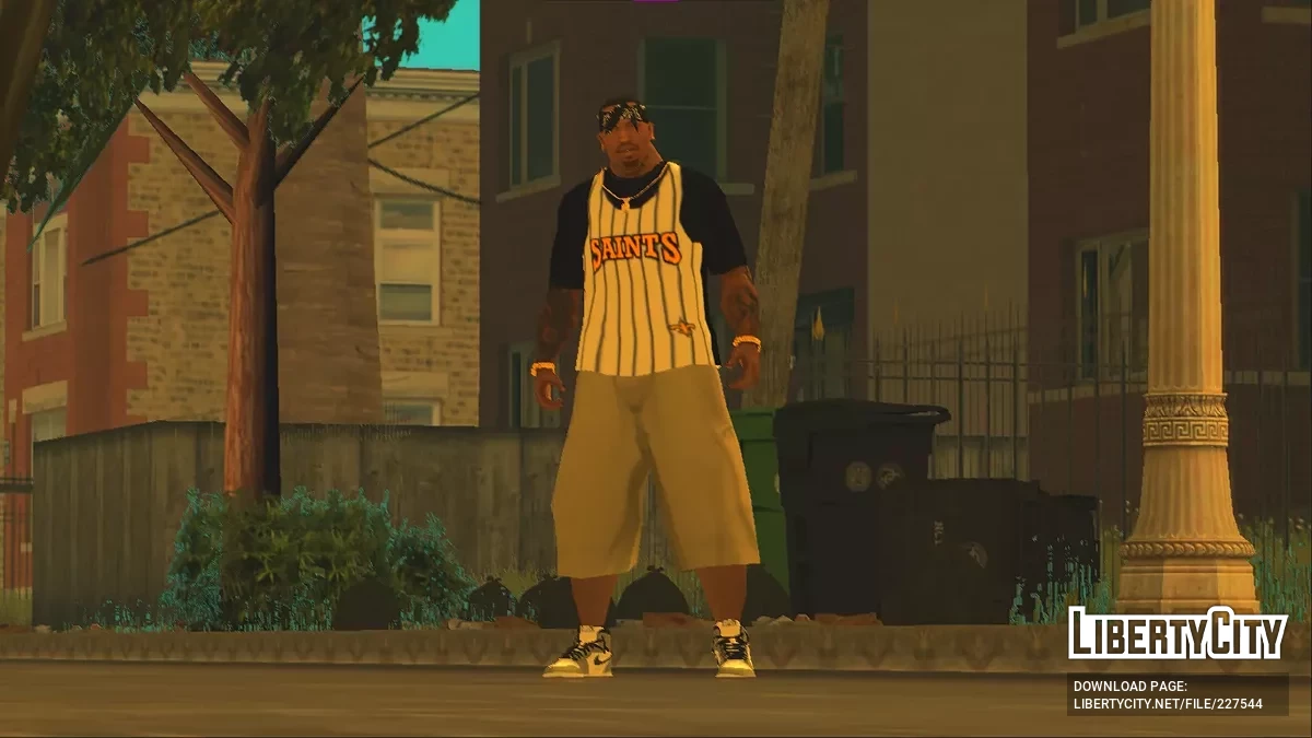 Pacote de Camisetas de Basquete com Camiseta para CJ / GTA San Andreas