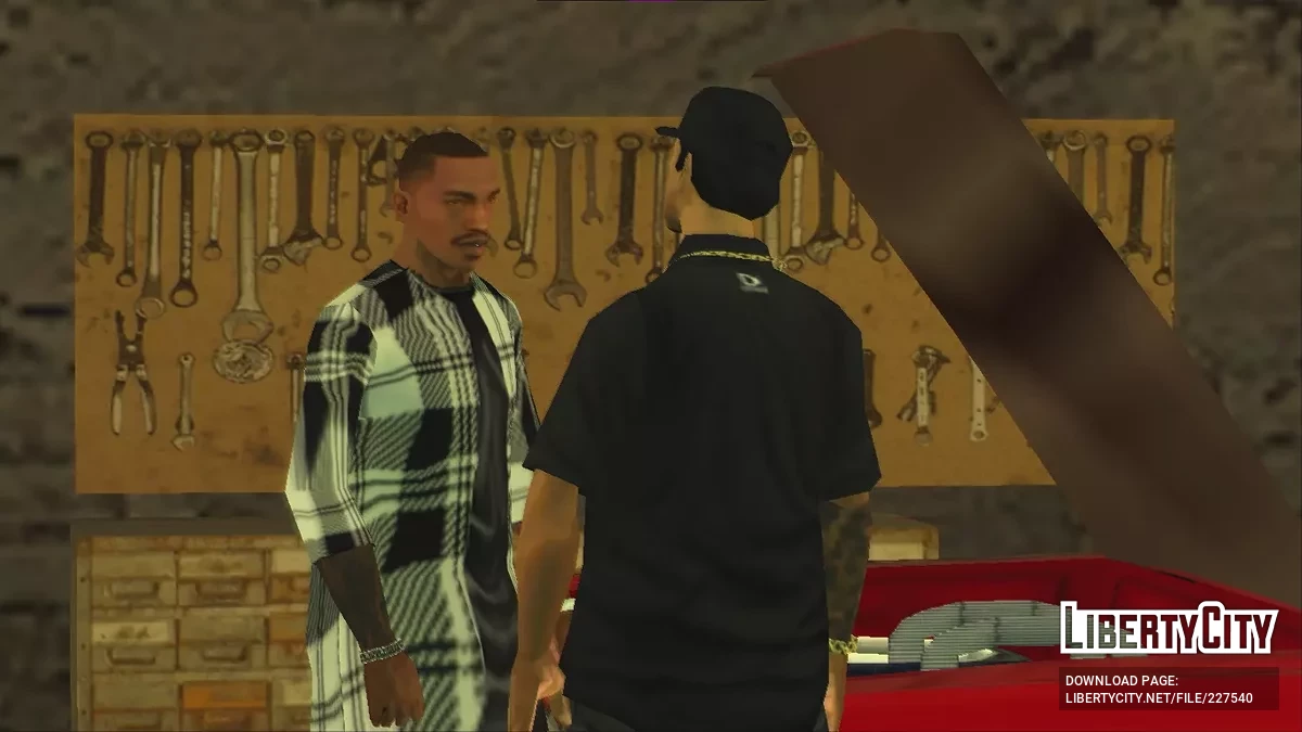 Pack de camisetas salvadoreñas para CJ / GTA San Andreas