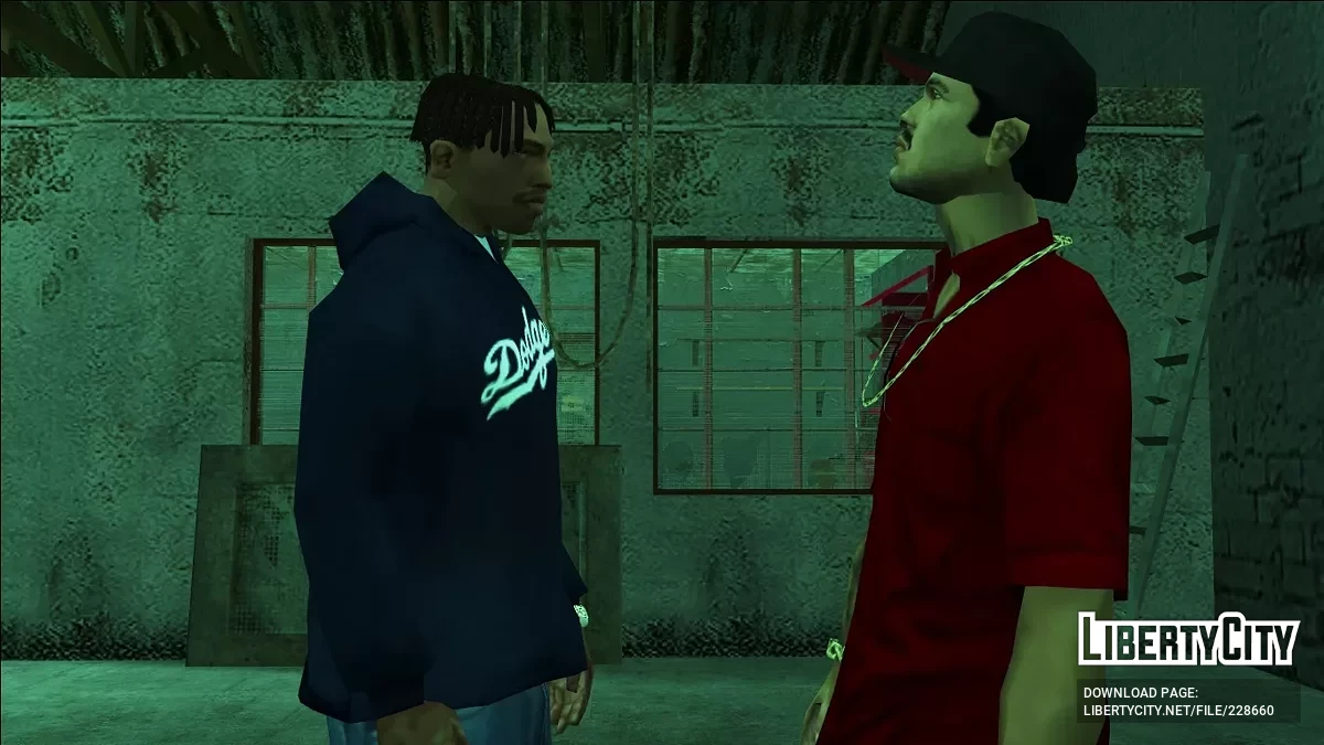 Худі Baggy Dodgers (синій) / GTA San Andreas