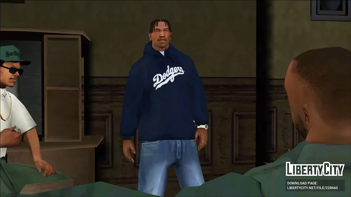 Худі Baggy Dodgers (синій) / GTA San Andreas