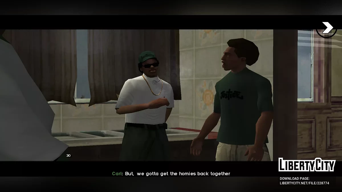Green Justice t-shirt / GTA San Andreas