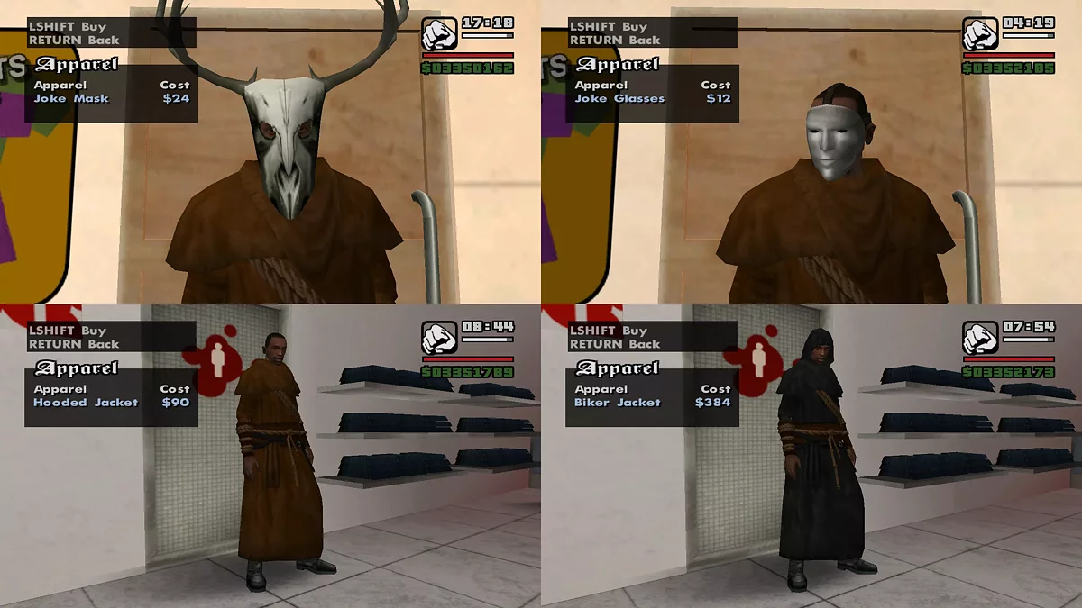 Halloween Costume Pack for CJ / GTA San Andreas