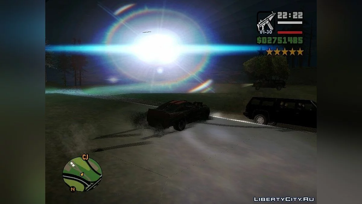 Анаморфне Лінзове Сяйво Корона HD v2 / GTA San Andreas