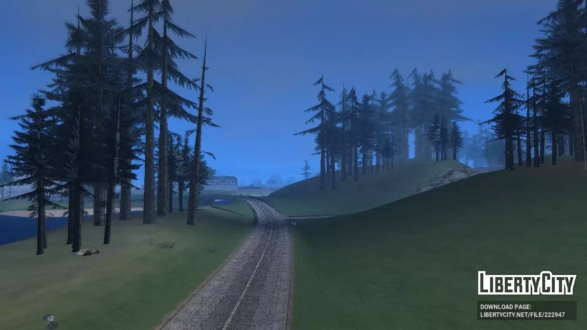 Poles and Wires in Countryside Removed / GTA San Andreas